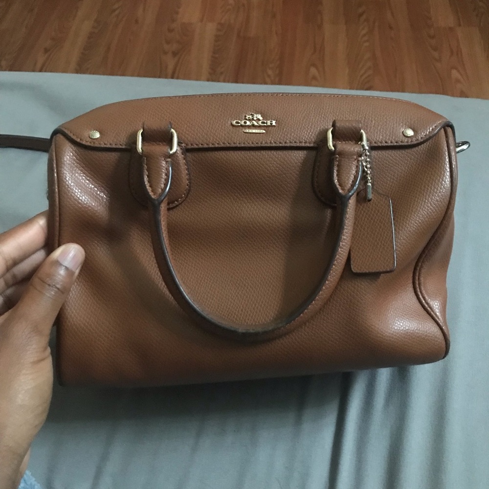 Brown Leather Coach Purse